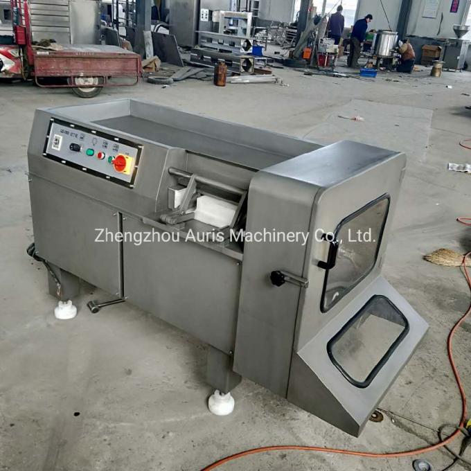 coupeur de légumes de viande de mouton de boeuf du porc 300-500kg/H coupant la machine de découpage en tranches congelée de trancheuse de viande de viande fraîche