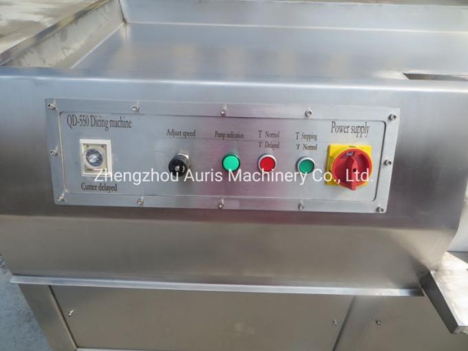 coupeur de légumes de viande de mouton de boeuf du porc 300-500kg/H coupant la machine de découpage en tranches congelée de trancheuse de viande de viande fraîche