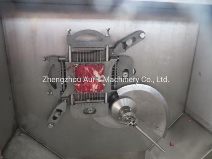 coupeur de légumes de viande de mouton de boeuf du porc 300-500kg/H coupant la machine de découpage en tranches congelée de trancheuse de viande de viande fraîche