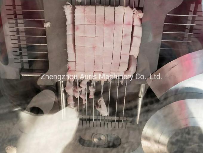 coupeur de légumes de viande de mouton de boeuf du porc 300-500kg/H coupant la machine de découpage en tranches congelée de trancheuse de viande de viande fraîche