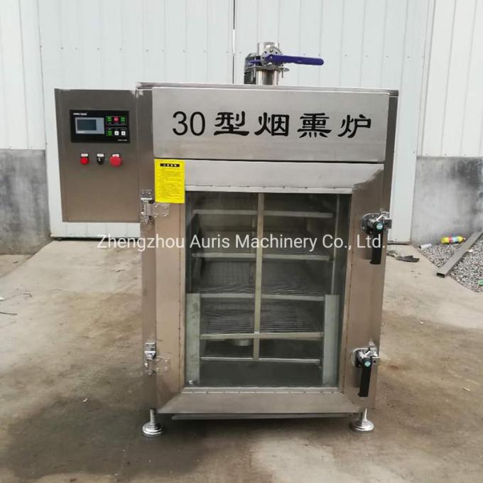 Fumoir automatique pour la machine de tabagisme de fumeur de côtes découvertes de côtelette d'agneau de côtelette de poulet de bifteck de boeuf de poulet de viande de porc