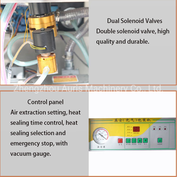 Paquet de Gaz-rinçage de machine à emballer de scelleur de tasse de vide d'azote simple de chambre de Tableau de Vm 400te de frère