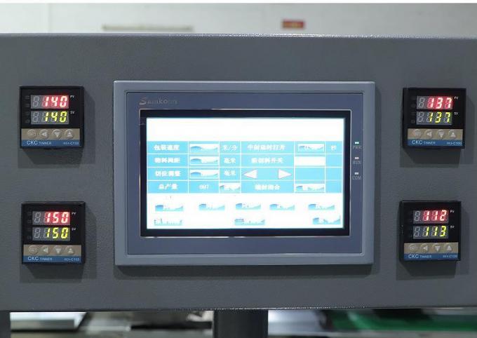 Machine à emballer végétale d'oreiller de pizza d'écoulement de paquet de pain de sucrerie de masque complètement automatique de savon