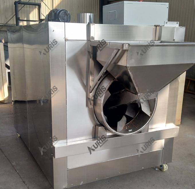 Café Bean Baking Machine de Bean Roaster 200kg/H 24kw de café de gaz 0