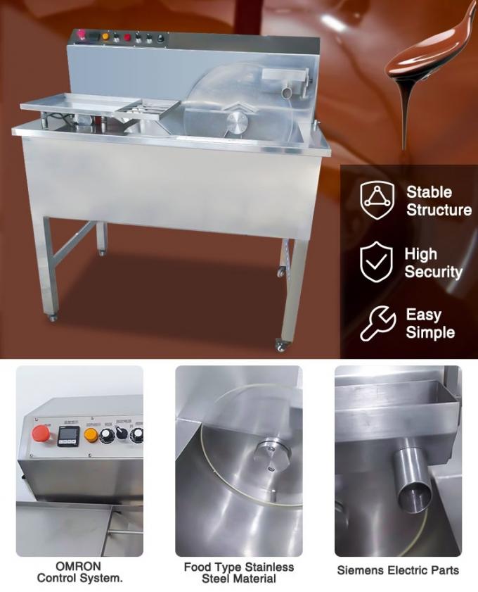 Chocolat de versement de pot du chocolat Jzj30 industriel fondant gâchant la machine 4