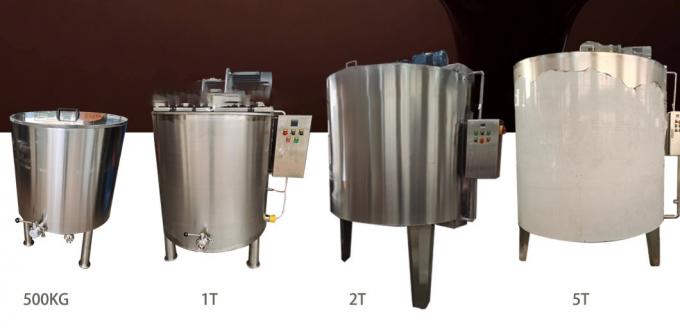 Machine de fonte de stockage de chaleur de machine de chocolat liquide épais de réservoir de stockage de grande capacité