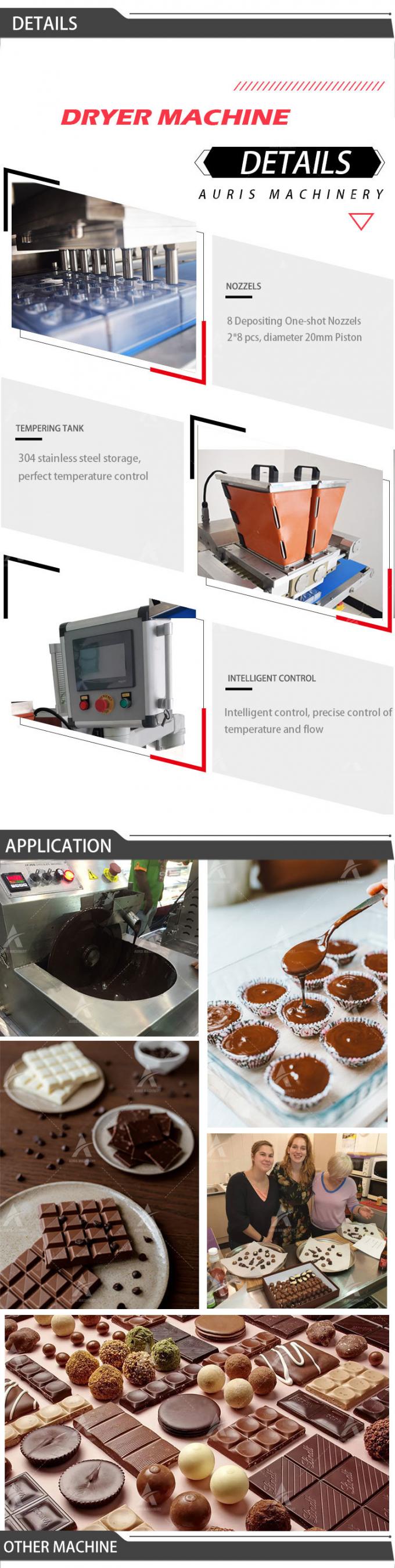 Made in China Chocolate Coating Pouring Machine Chocolate Depositing Depositor Machine Chocolate Processing Machine