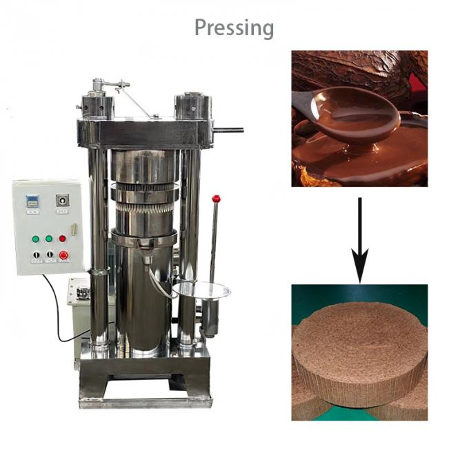 Poudre de cacao traitant la chaîne de production fabricant de poudre de cacao rôtissant épluchant le fraisage écrasant la machine de meulage