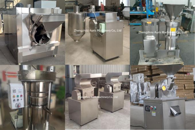 Poudre de cacao traitant la chaîne de production fabricant de poudre de cacao rôtissant épluchant le fraisage écrasant la machine de meulage