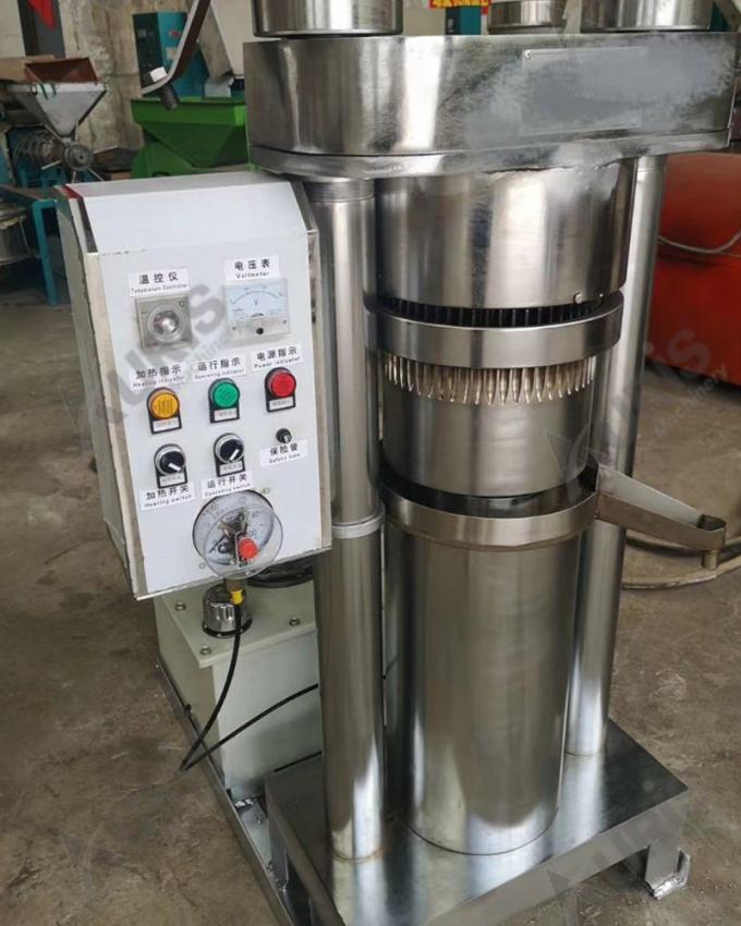 Huile de tournesol hydraulique verticale de graine de thé de noix de sésame de récupération élevée d'huile expulsant pressant l'expulseur faisant l'équipement