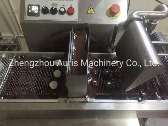 Machine de bâti de la sucrerie Sss304 plongeant le chocolat de glaçage enrobant la machine 3