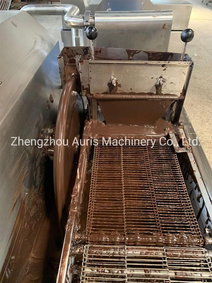 Machine de bâti de la sucrerie Sss304 plongeant le chocolat de glaçage enrobant la machine 4