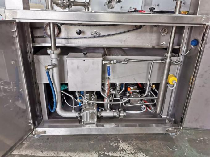 Ligne complètement automatique chocolat d'enrobeuse de bonbons au chocolat enrobant la machine avec le tunnel de refroidissement