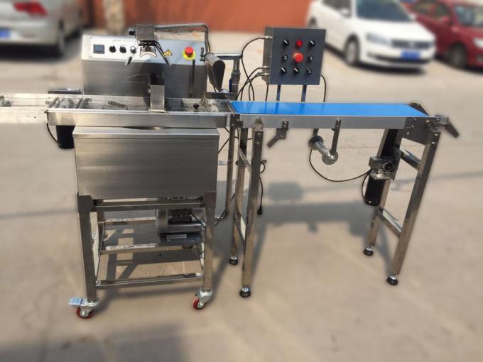 Machine couverte par chocolat de machine d'enrobeuse de chocolat d'acier inoxydable 1