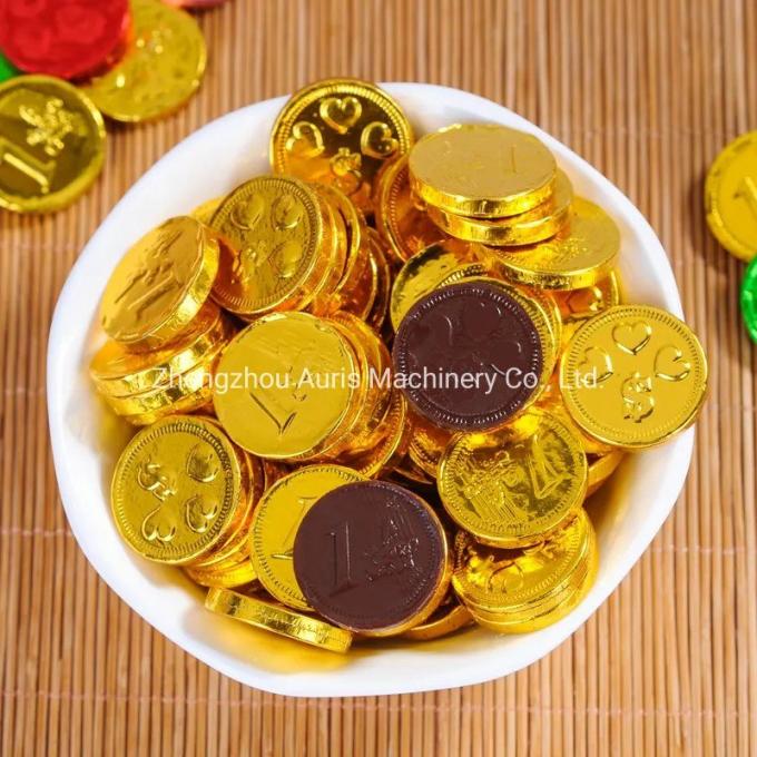 Machine de conditionnement de haute qualité de chocolat de pièce d'or de machine à emballer de chocolat de pièce de monnaie de machine d'emballage de pièce d'or de chocolat