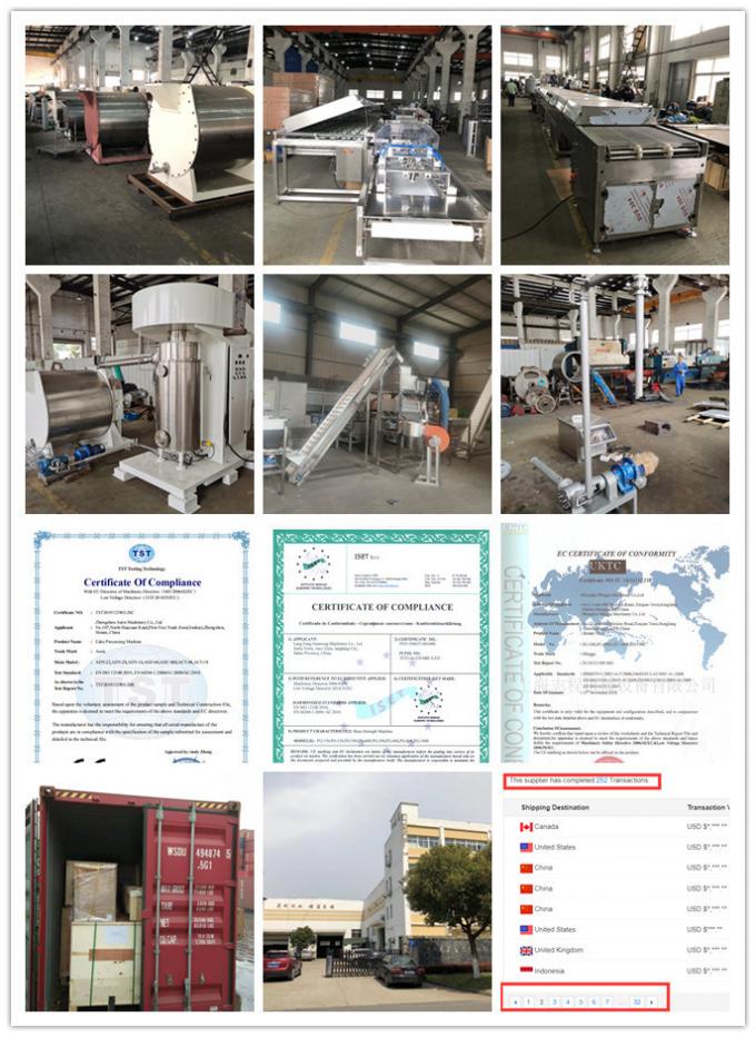 Chocolate Making Machinery Continuous Chocolate Tempering Machine 500kg