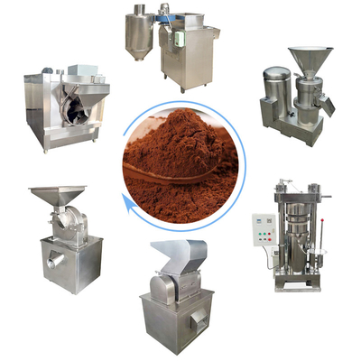 Machine de développement de poudre de cacao d'Auris Bean To Bar Chocolate Machine 300kg H