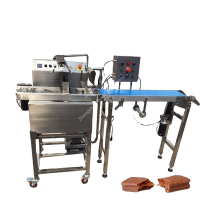 revêtement de machine de fabrication du chocolat de 15kg 30kg 60kg couvrant la machine pour des biscuits de Waffer