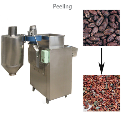 Poudre de cacao ACP faisant la machine 200kg H épluchant le cacao Bean Roaster Machine