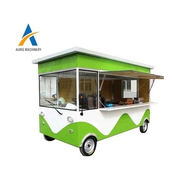 Electric Food Vending Cart Mobile Ice Cream Cafe Bar Food Trailer Food Cart