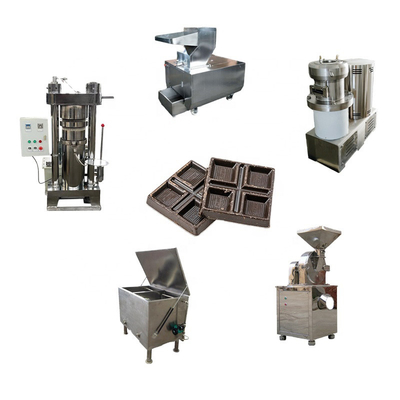 Chaîne de production complètement automatique de barre de chocolat de 200kg H rectifiant le casse-croûte de Peeler
