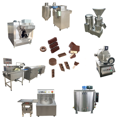 chocolat de meulage de cacao de 500kg/H Bean To Bar Chocolate Machine traitant des machines