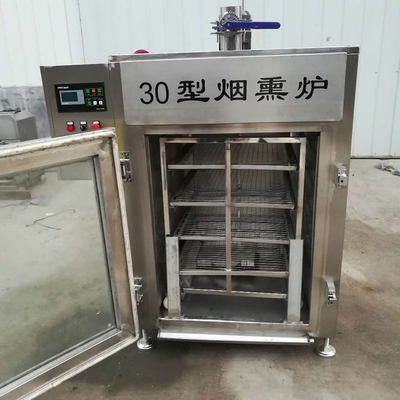 Le lard de tabagisme en lots du four 30kg de viande d'acier inoxydable 304 a séché la Chambre de fumée de saucisse