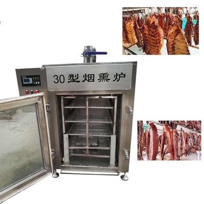 Le lard de tabagisme en lots du four 30kg de viande d'acier inoxydable 304 a séché la Chambre de fumée de saucisse