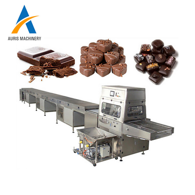 chocolat de la capacité 200mm de 200kg 500kg gâchant enrobant le tunnel frais de machine
