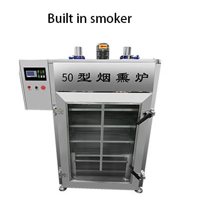 L'air de tabagisme en lots de la machine 50kg de la viande Sus304 a séché des poissons fumant Oven House
