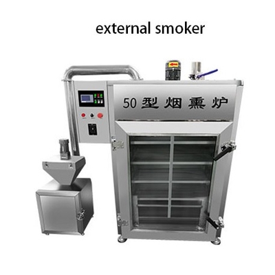 L'air de tabagisme en lots de la machine 50kg de la viande Sus304 a séché des poissons fumant Oven House