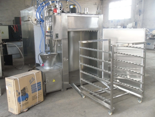 Poissons chauds et froids en lots 100kg fumant Oven Sausage Chicken Smoke Machine