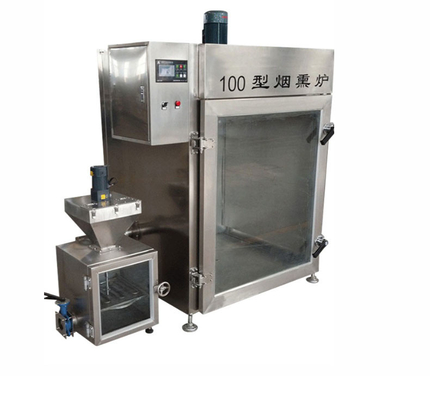 Poissons chauds et froids en lots 100kg fumant Oven Sausage Chicken Smoke Machine
