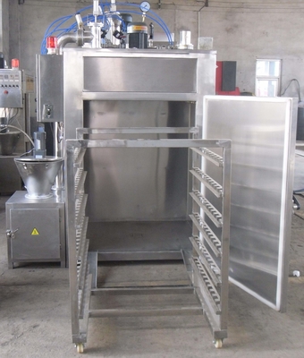 machine de tabagisme de tabagisme de poissons industriels de la machine 30kw de viande en lots 100kg