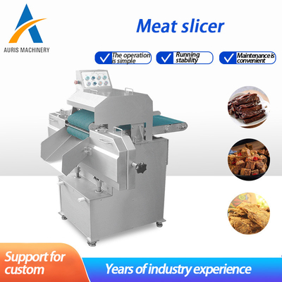 Machines salines de transformation de la viande d'injection séchant faisant frire la découpeuse de boeuf séché