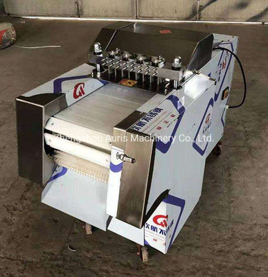 Découpeuse automatique de cube en poulet à rôtir d'os de découpeuse de viande de trancheuse