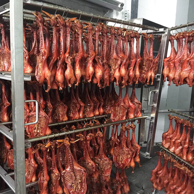 Machine de cuisson de transformation de la viande de poulet de machine de fumeur de saucisse de séchage
