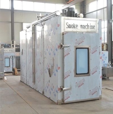 four industriel de tabagisme de Chambre de fumée en lots de PLC 100kg de machine de la viande 380v