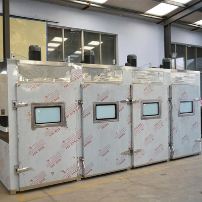 four industriel de tabagisme de Chambre de fumée en lots de PLC 100kg de machine de la viande 380v