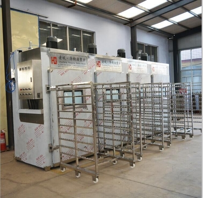 four industriel de tabagisme de Chambre de fumée en lots de PLC 100kg de machine de la viande 380v