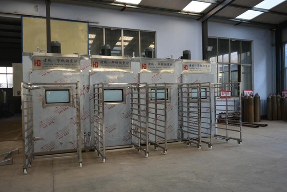 four industriel de tabagisme de Chambre de fumée en lots de PLC 100kg de machine de la viande 380v