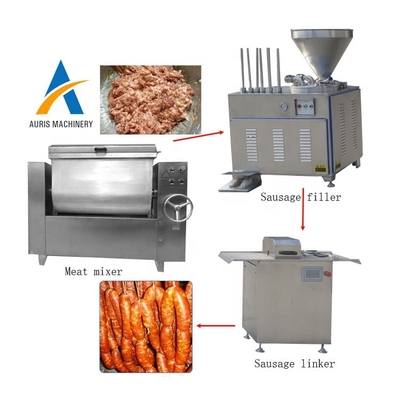 Chaîne de production de saucisse de lavement de découpeuse de filet de poissons d'acier inoxydable