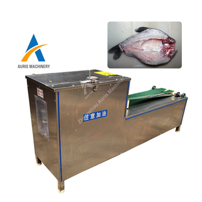 Échelle commerciale automatique de nettoyage et de découpeuse de poissons enlevant la machine