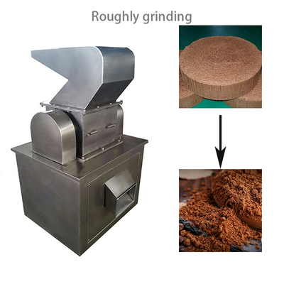 chaîne de production de poudre de cacao de 24kw Bean To Bar Chocolate Machine 200kg