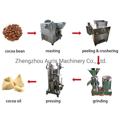 Chocolat de cacao traitant la chaîne de fabrication électrique de beurre d'arachide des machines 100kg