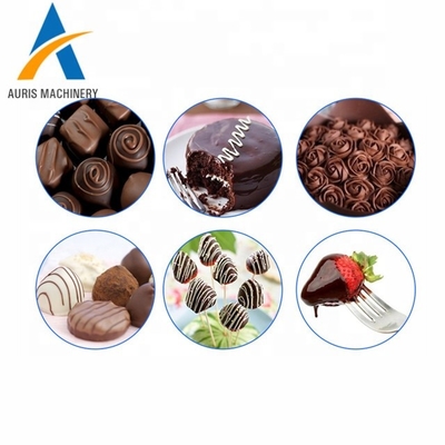 machine de vente chaude de plongeur de fabrication du chocolat de petit de chocolat de la température noir complètement automatique de régleur pour des magasins de dessert