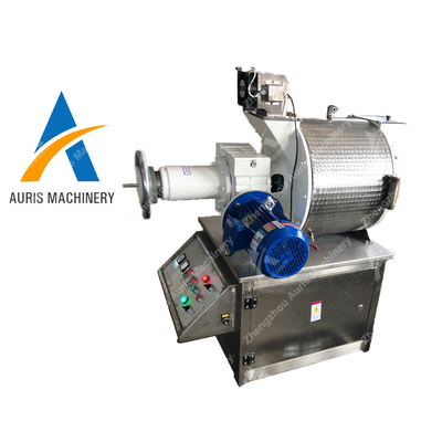 Broyeur argentée Making Machine de malaxage de chocolat de conque de raffineur de chocolat de laboratoire