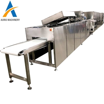 Enrobeuse automatique de sucrerie de tunnel de ventilation machine de revêtement du chocolat Sss304
