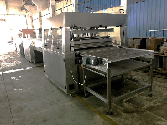 Enrobeuse automatique de sucrerie de tunnel de ventilation machine de revêtement du chocolat Sss304