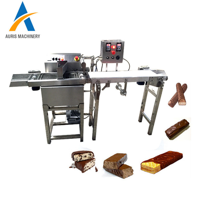 Machine couverte par chocolat de machine d'enrobeuse de chocolat d'acier inoxydable